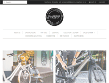 Tablet Screenshot of cambridgecyclecompany.co.uk